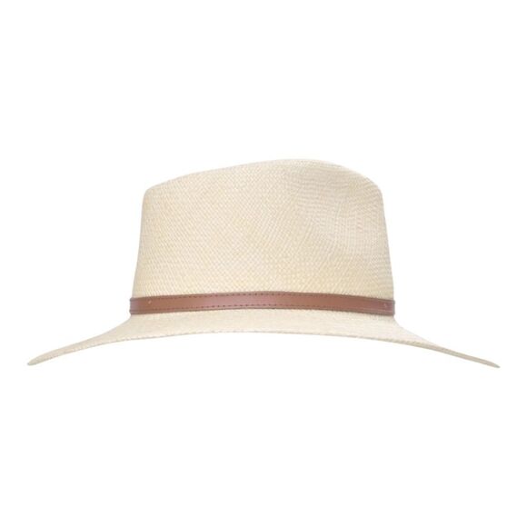 BIGALLI LADIES "AUSTRALIAN TE PANAMA" GRADE 3 NATURAL PANAMA HAT. BIGA15069. - Picture 2 of 3